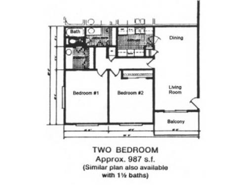 Kenco Lavista Apartments Atlanta Floor Plan Layout