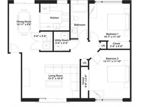 Ansley Forest Apartments Atlanta Floor Plan Layout