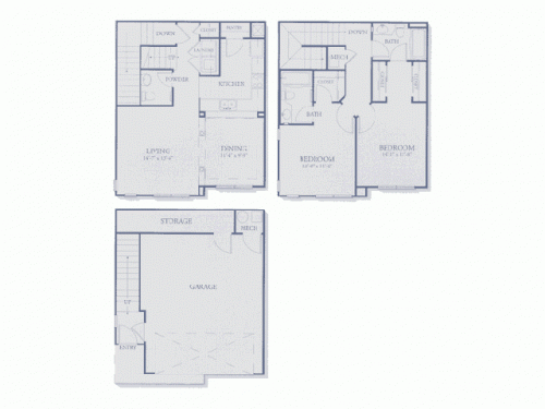 Gables Montclair Decatur Floor Plan Layout