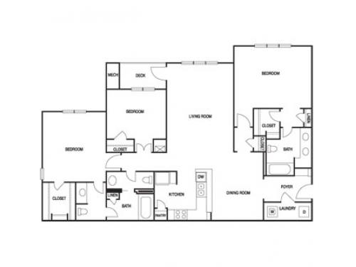 Post Briarcliff Atlanta Floor Plan Layout
