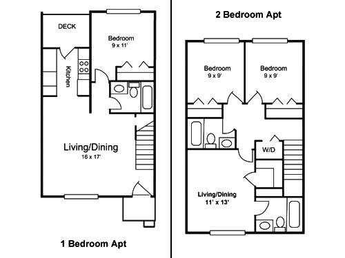 Chandler Heights Apartments Statesboro Floor Plan Layout