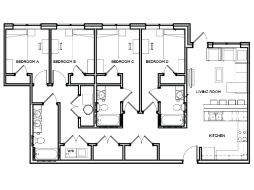 The Mark Athens Floor Plan Layout