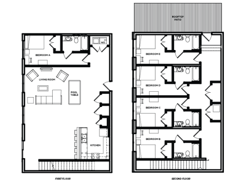 The Mark Athens Floor Plan Layout