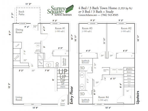 Surrey Square Athens Floor Plan Layout