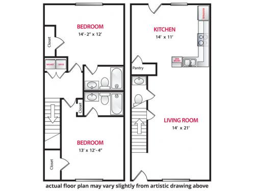 Stonecrest Apartments Athens Floor Plan Layout