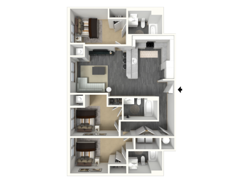 The Standard Midtown Atlanta Floor Plan Layout