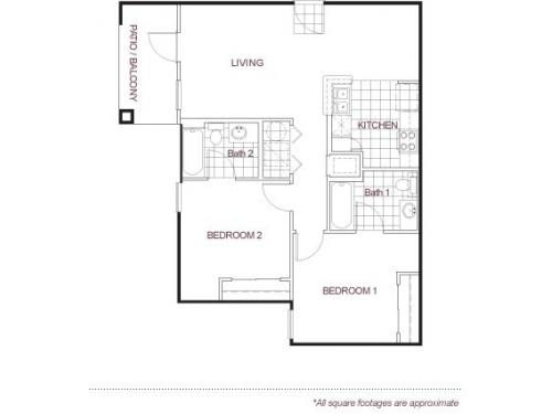 Northgate Apartments Baton Rouge Floor Plan Layout