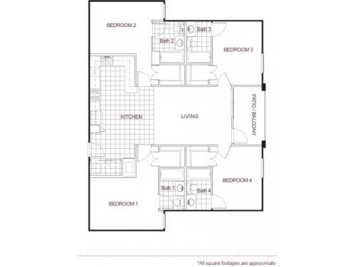 Northgate Apartments Baton Rouge Floor Plan Layout