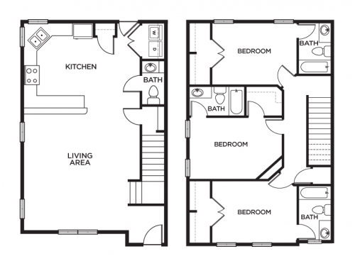 The Villas at Riverbend Baton Rouge Floor Plan Layout