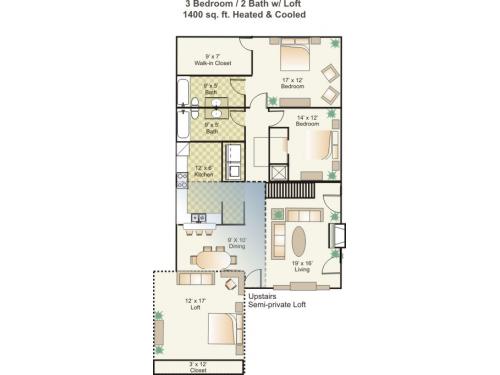 Cambridge Apartments Baton Rouge Floor Plan Layout