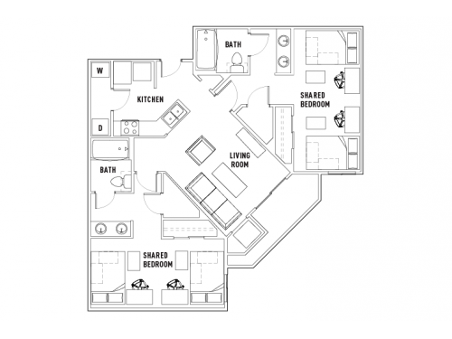 University Commons Minneapolis Floor Plan Layout
