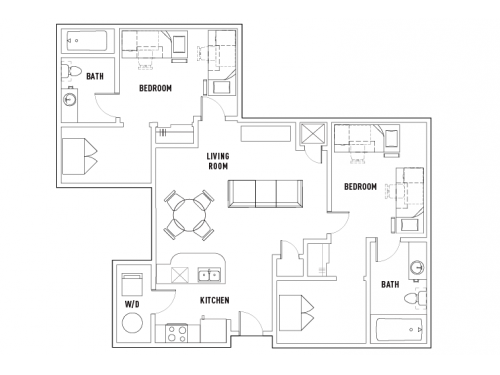 GrandMarc Seven Corners Minneapolis Floor Plan Layout