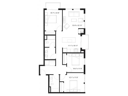 The Elysian Minneapolis Floor Plan Layout