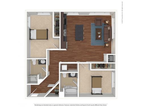 The Edge on Oak Minneapolis Floor Plan Layout