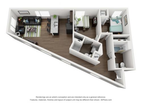 The Arrow Minneapolis Floor Plan Layout