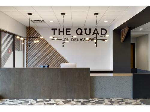 The Quad on Delaware Minneapolis Exterior and Clubhouse