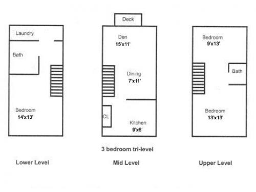 Colville Gardens and Townhomes Charlotte Floor Plan Layout