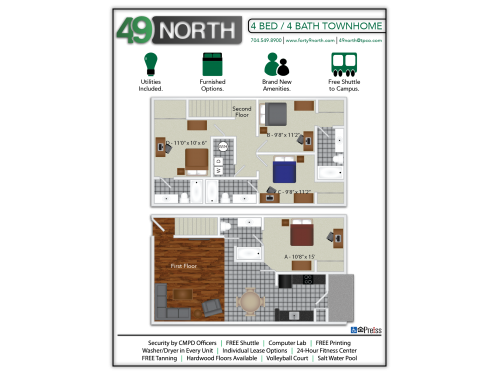 49 North Apartments Charlotte Floor Plan Layout