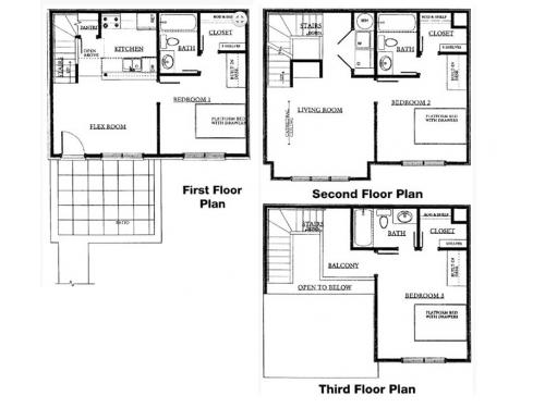 University Suites at Centennial Raleigh Floor Plan Layout