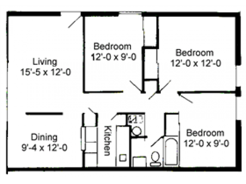 Parkwood Village Raleigh Floor Plan Layout
