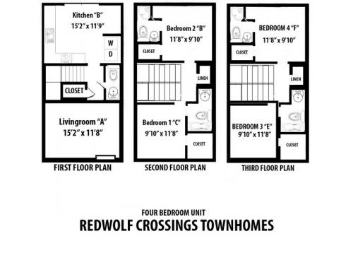 Red Wolf Crossing Raleigh Floor Plan Layout