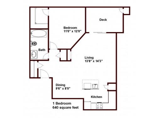 Walden Court Apartments Charlotte Floor Plan Layout