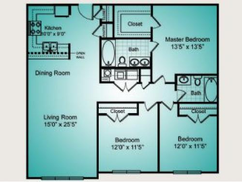 The Reserve at Forest Hills and Annexe at The Reserve Wilmington Floor Plan Layout