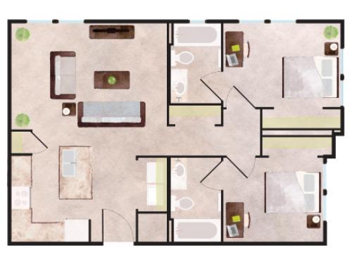 Aspen Charlotte Floor Plan Layout