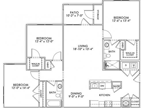 Arwen Vista Charlotte Floor Plan Layout