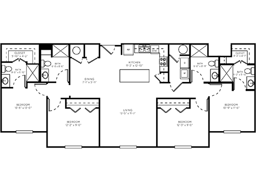 University Crossings Charlotte Floor Plan Layout