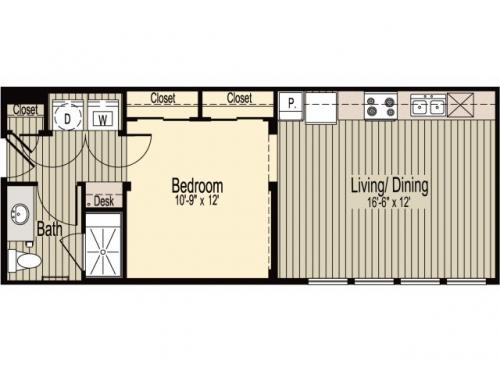 The Greens Apartments at Centennial Campus raleigh Floor Plan Layout