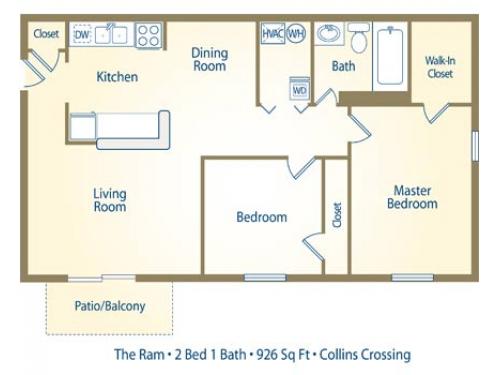 Collins Crossing Carrboro Floor Plan Layout