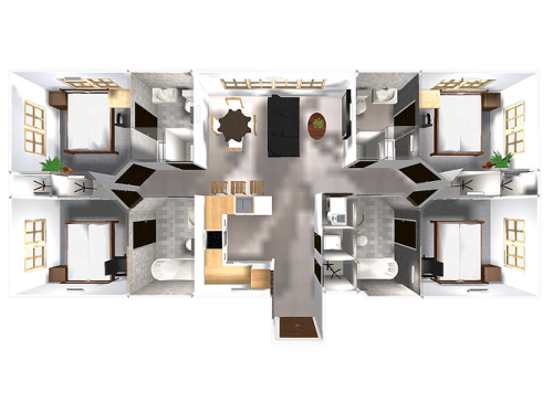 Friendly Apartments Raleigh Floor Plan Layout