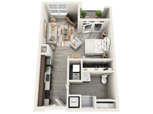 1701 North Chapel Hill Floor Plan Layout