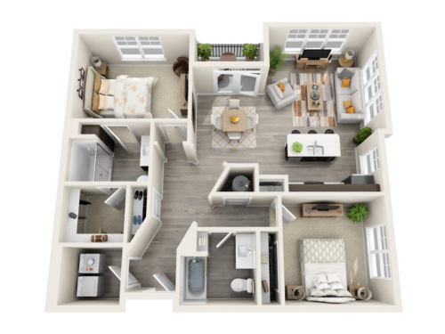 1701 North Chapel Hill Floor Plan Layout