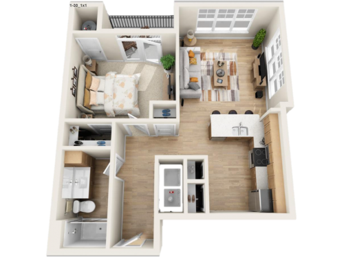 1701 North Chapel Hill Floor Plan Layout