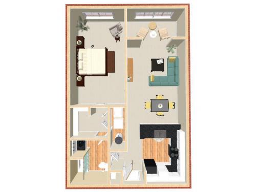 Ascend at 1801 Charlotte Floor Plan Layout