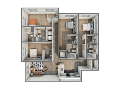 Rush Charlotte Charlotte Floor Plan Layout