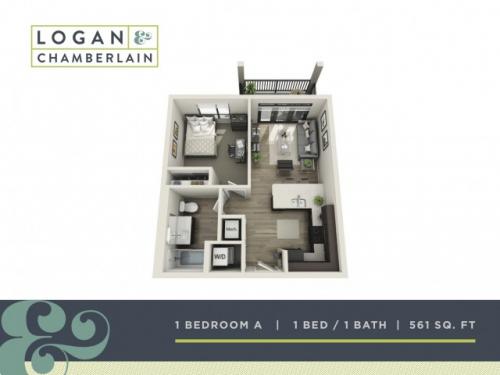 Logan and Chamberlain Raleigh Floor Plan Layout