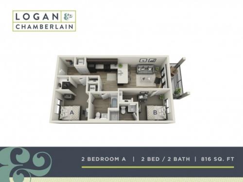 Logan and Chamberlain Raleigh Floor Plan Layout