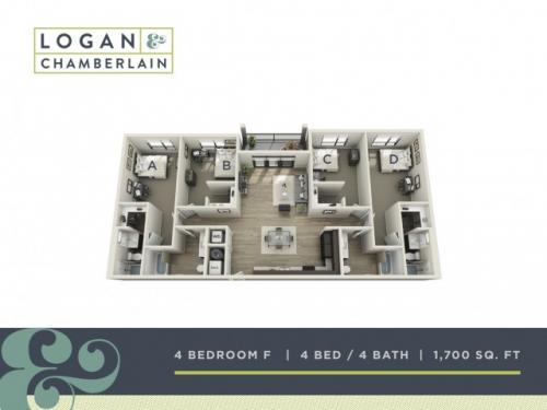 Logan and Chamberlain Raleigh Floor Plan Layout