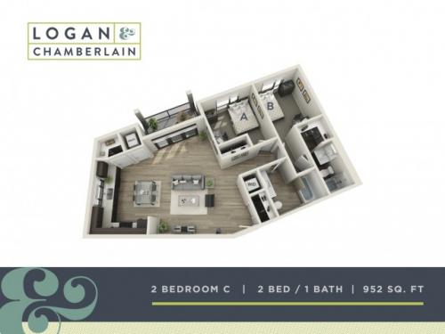 Logan and Chamberlain Raleigh Floor Plan Layout