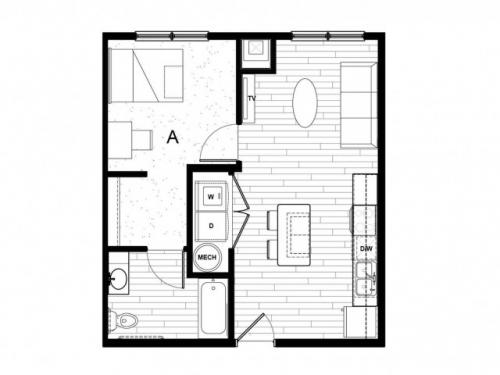 Latitude on Hillsborough Raleigh Floor Plan Layout