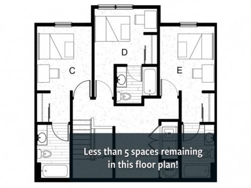 Latitude on Hillsborough Raleigh Floor Plan Layout