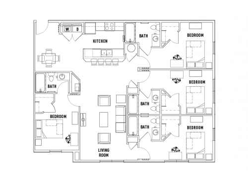 University Edge Kent Floor Plan Layout