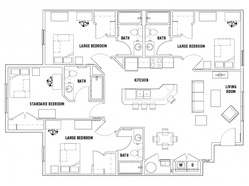 University Edge Kent Floor Plan Layout