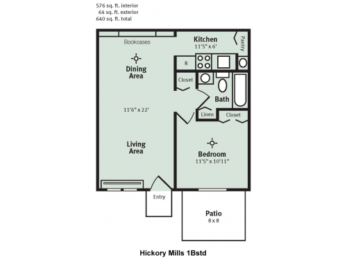 Hickory Mills Kent Floor Plan Layout
