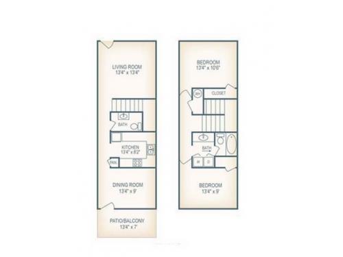 Cross Creek Apartments Knoxville Floor Plan Layout