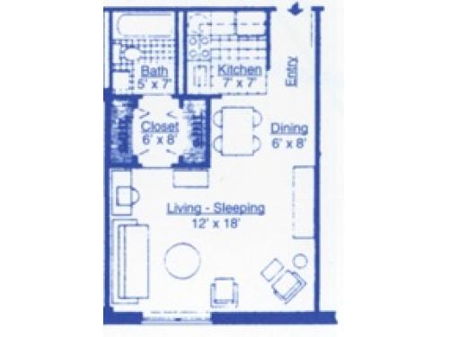 Barclay House Apartments Knoxville Floor Plan Layout