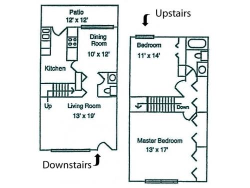 West Gate Terrace Knoxville Floor Plan Layout